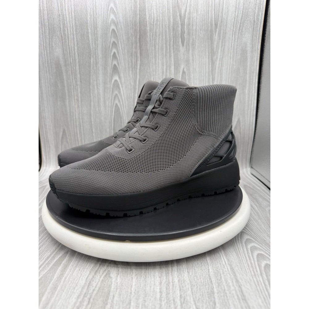 Kizik Suncrest Mens Size 10.5 High-Top Graphite Gray Hands Free Hiking Boots
